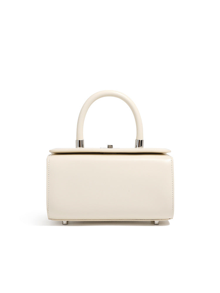 Leather Shoulder Crossbody Square Bag