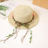 Flat Brim Straw Sun Hat
