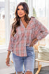 Pocketed Long Sleeve Plaid Shirt