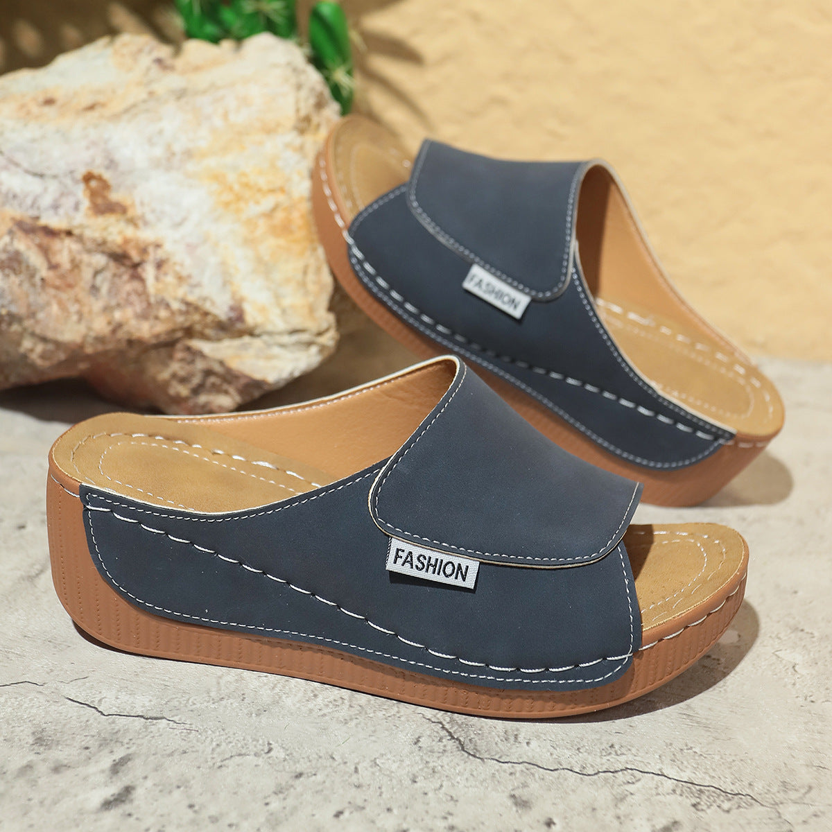 Wedges Roman Fashion Slippers Sandals
