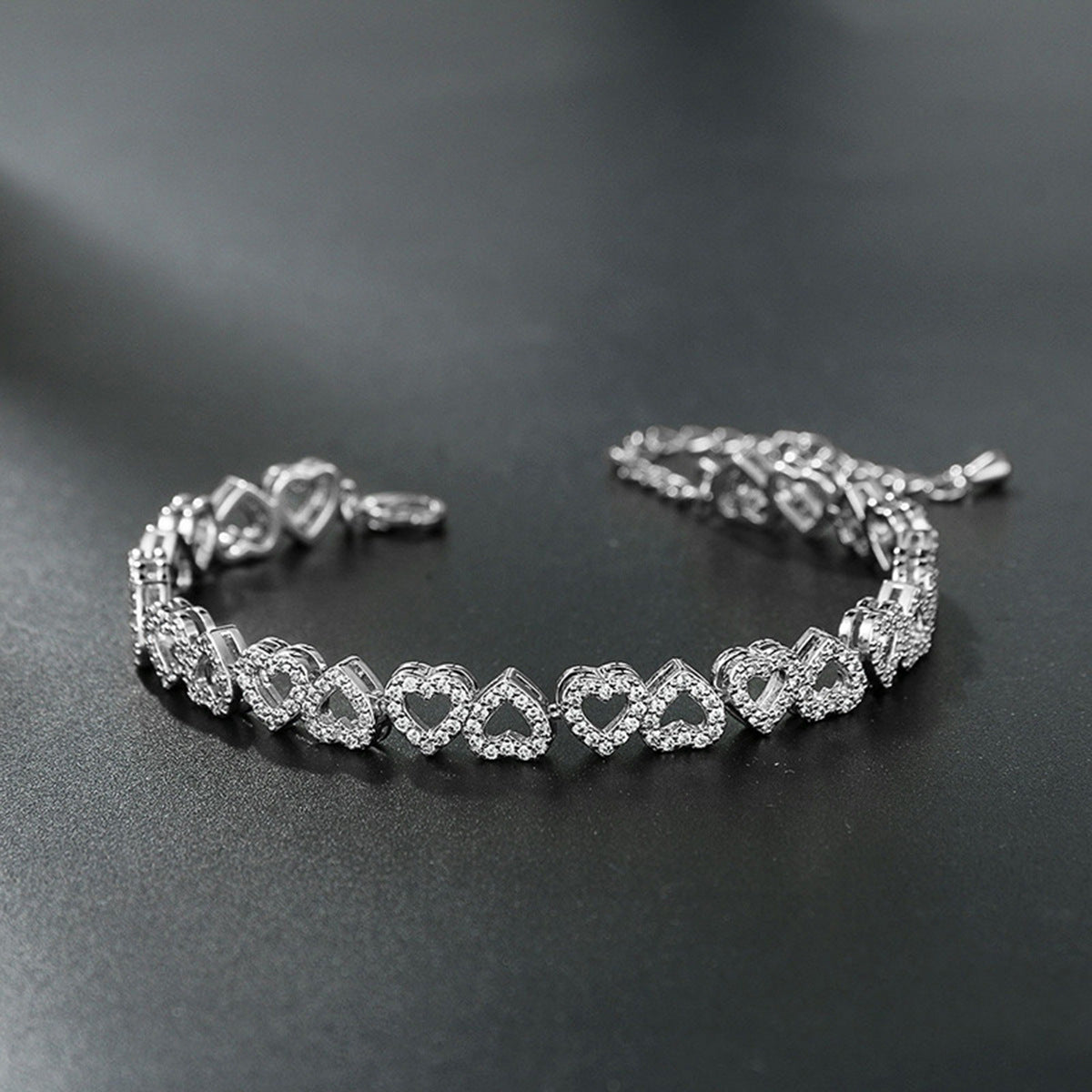Hearts Diamond Elegant Bracelet - JEXIE