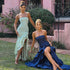 Off-Shoulder Tube Flounced Dress