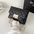 Diamond Plaid Twist Lock Bag - JEXIE