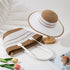 Straw Hat and Bag Two-pieces Set