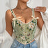 Floral Vintage Corset Style Vest