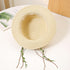 Flat Brim Straw Sun Hat