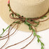 Flat Brim Straw Sun Hat