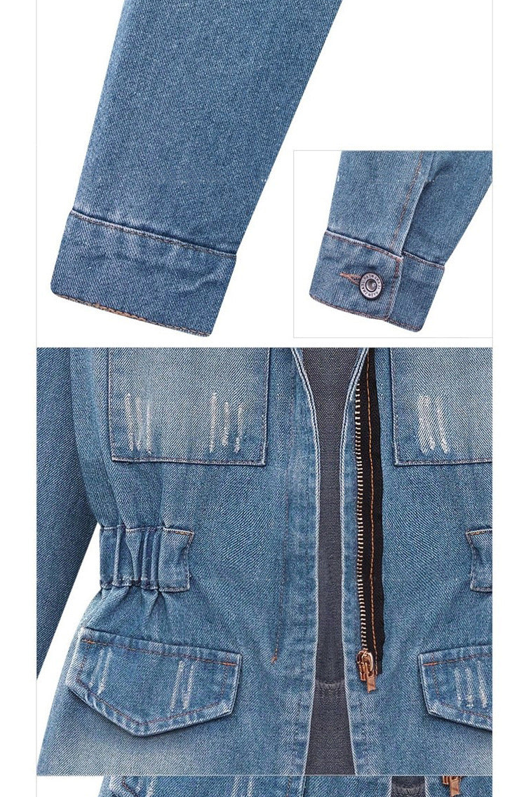 Frontal Pockets Denim Jacket
