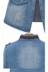 Frontal Pockets Denim Jacket