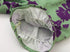 Green Purple Contrast Floral Dress