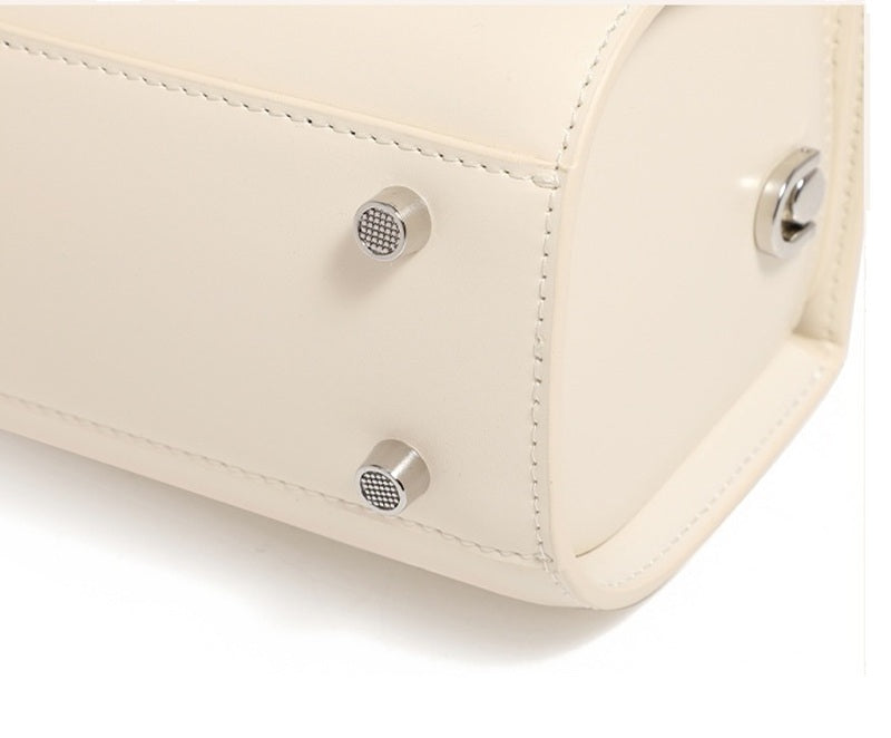 Leather Shoulder Crossbody Square Bag