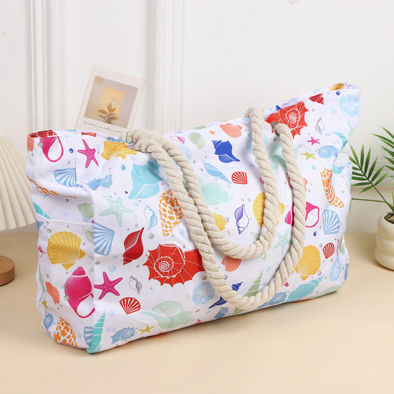 Large Canvas Tote Beach Bag