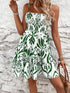 Plants Prints Fashion Cami Dress - JEXIE