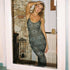 Slim Fit Pencil Long Dress - JEXIE