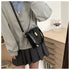 Small Leather Bucket Crossbody Bag - JEXIE