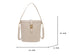 Small Leather Bucket Crossbody Bag - JEXIE