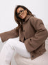 Solid Color Woolen Jacket