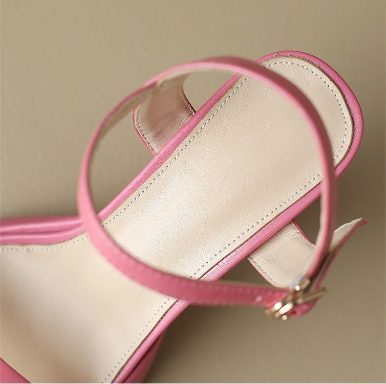 Square Toe Chic Chunky Heels