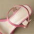 Square Toe Chic Chunky Heels