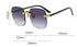 Squared Rimless Fashion Sunglasses - JEXIE