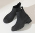 Thick Bottom Suede Martens Boots
