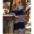 Color Block Cheetah Pattern Dress