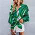 Colorful Prints Lantern Sleeve Shirt