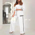 Jacket Wide Leg Trousers Set