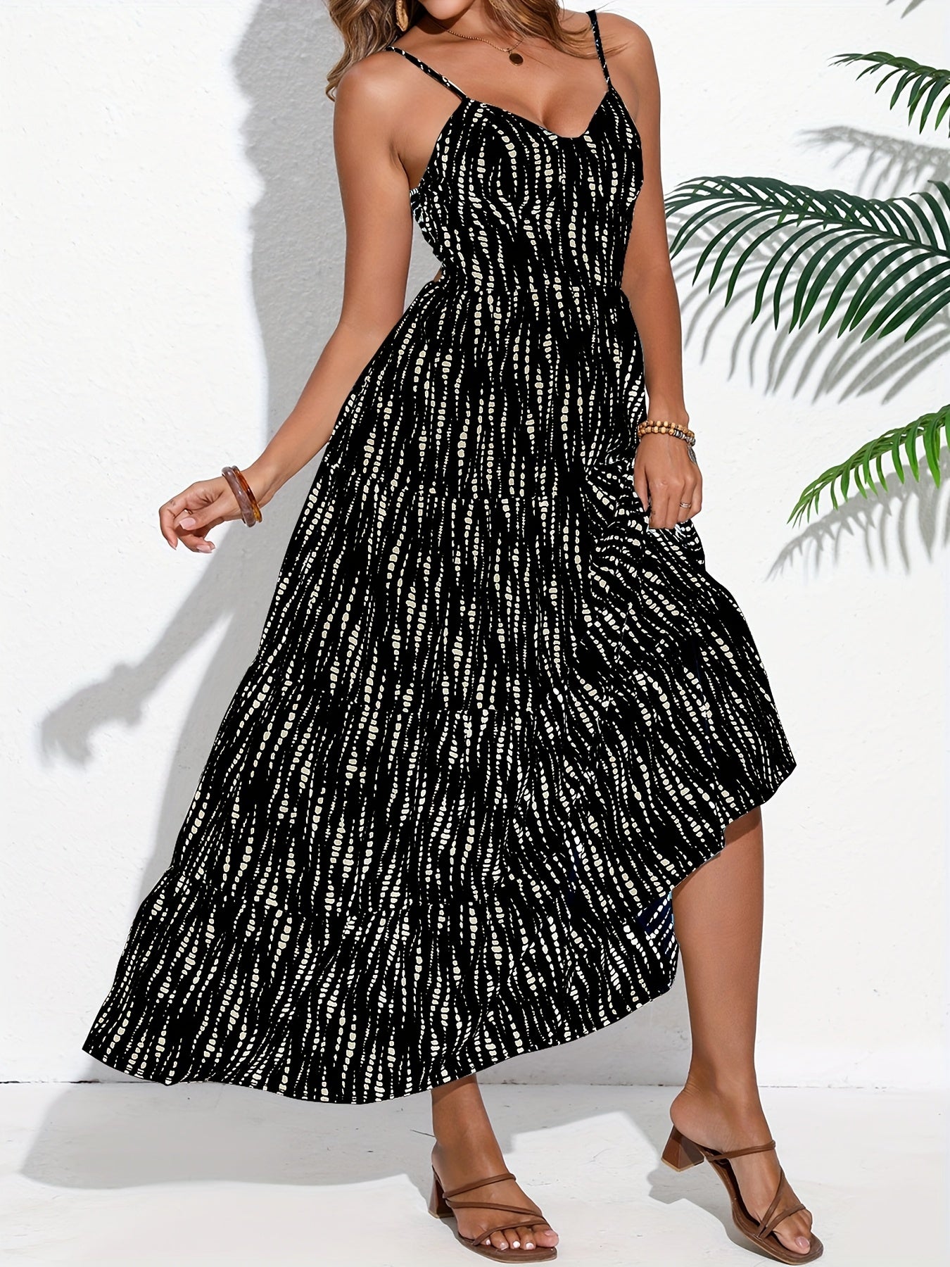 Bohemian Back Tie-Wrap Dress - JEXIE