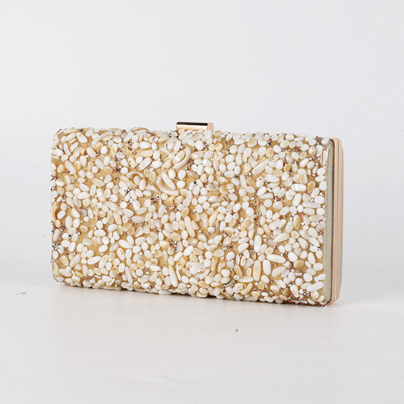Chic Stones Texture Clutch Bag