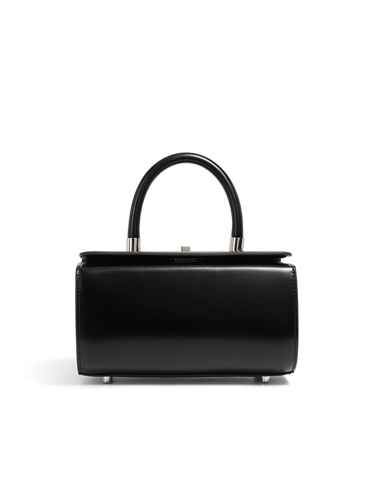 Leather Shoulder Crossbody Square Bag