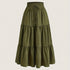 High-Waist Knot Plus Size Skirt