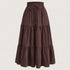 High-Waist Knot Plus Size Skirt