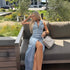 Buttons Down Long Denim Dress