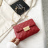 Diamond Plaid Twist Lock Bag - JEXIE