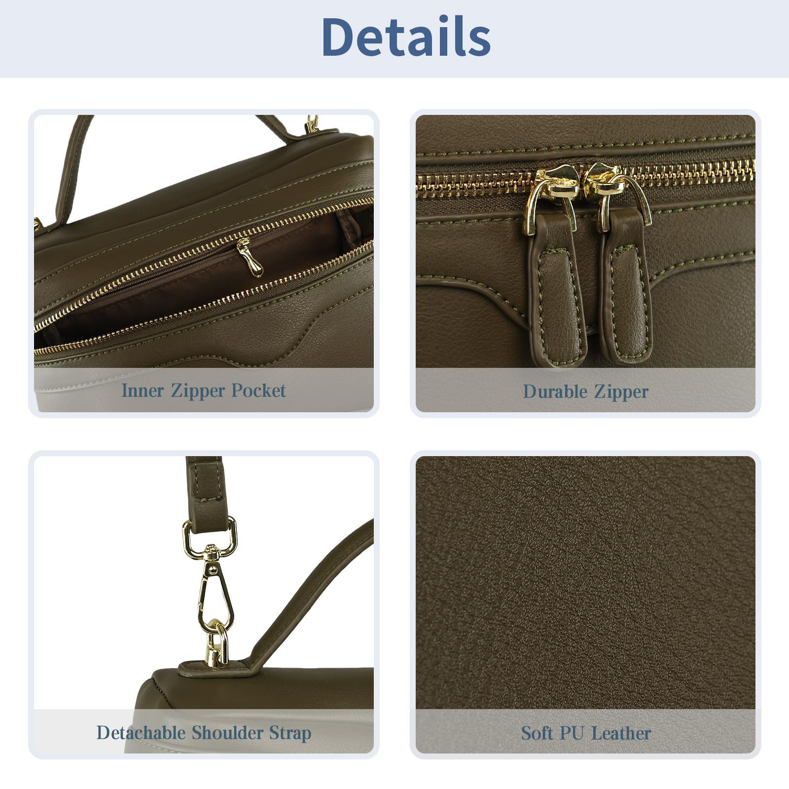 Box Shape Casual Shoulder Bag - JEXIE
