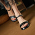 Square Toe Chic Chunky Heels