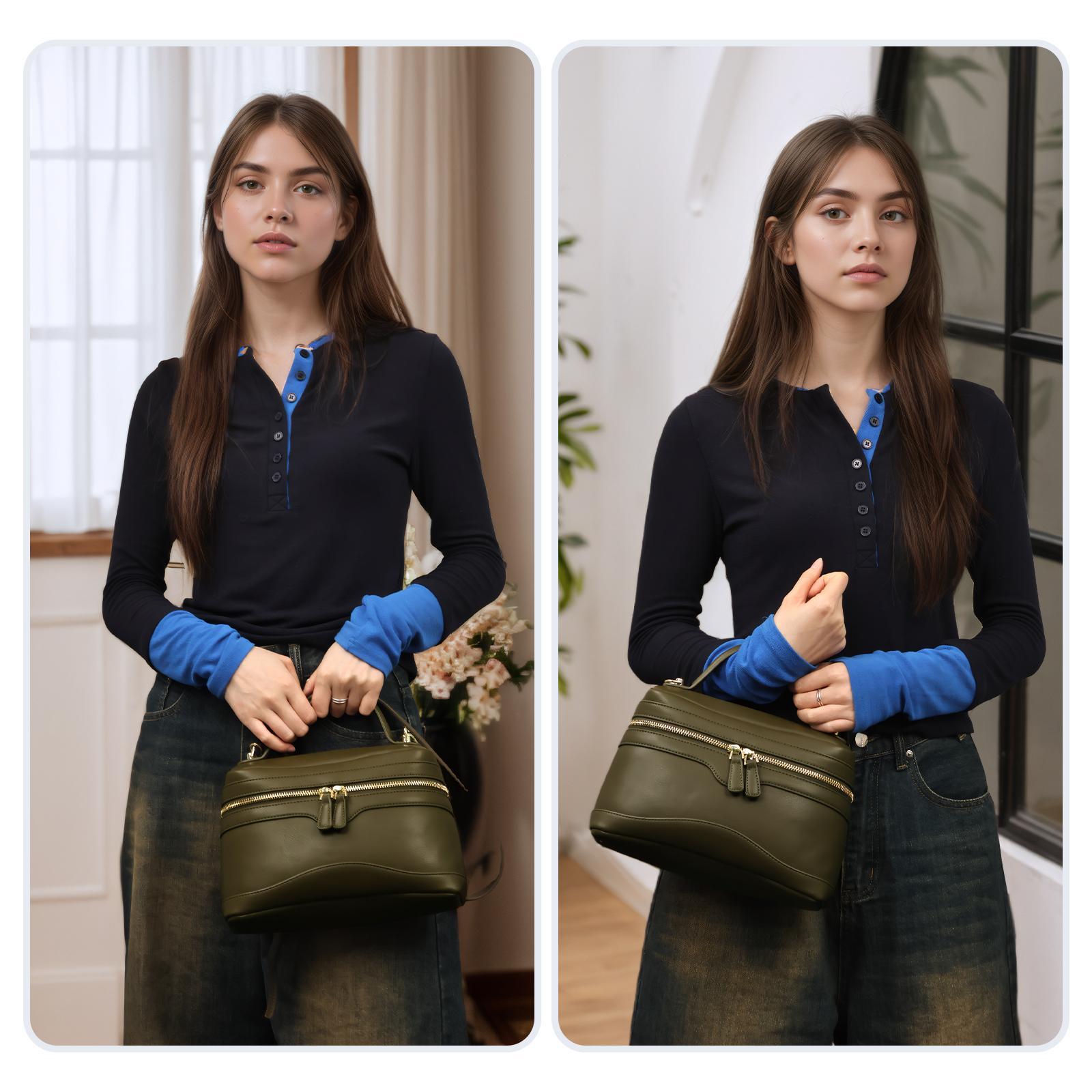 Box Shape Casual Shoulder Bag - JEXIE