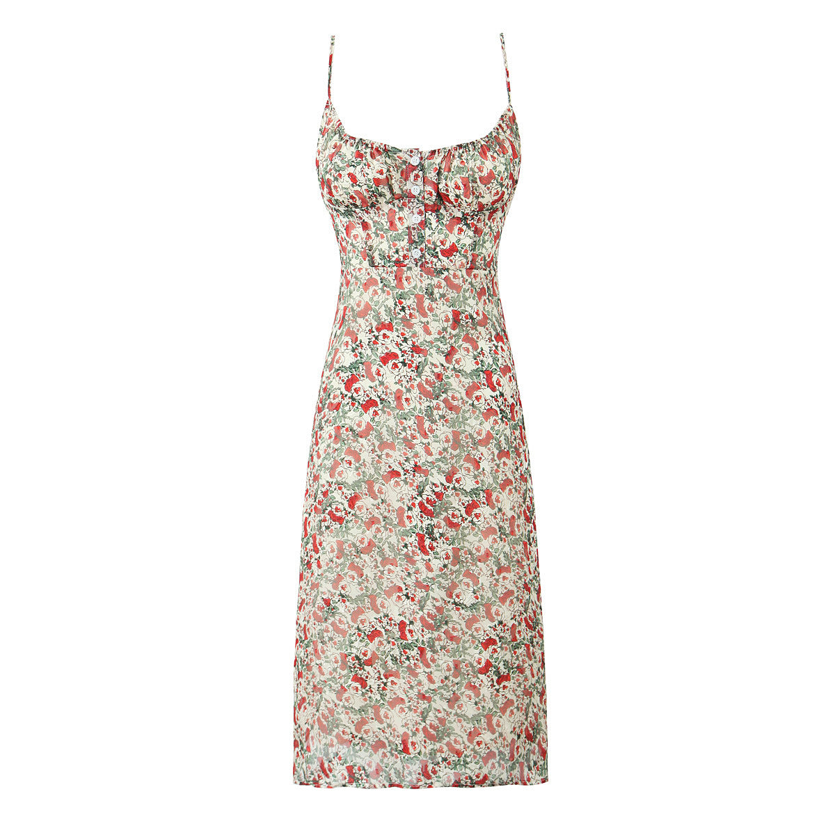 Sling Slim Fit Mid-length Dress
