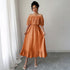 Elegant Off-shoulder Lace A- Line Dress - JEXIE
