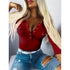 Ribbed Knit Scoop Neck Top - JEXIE