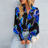 Colorful Prints Lantern Sleeve Shirt