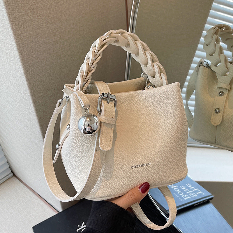 Crossbody Design Portable Bucket Bag