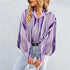 Colorful Prints Lantern Sleeve Shirt