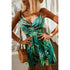 Flowers Print Tropical Dress