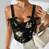 Floral Vintage Corset Style Vest