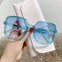 Squared Gradient Color Sunglasses